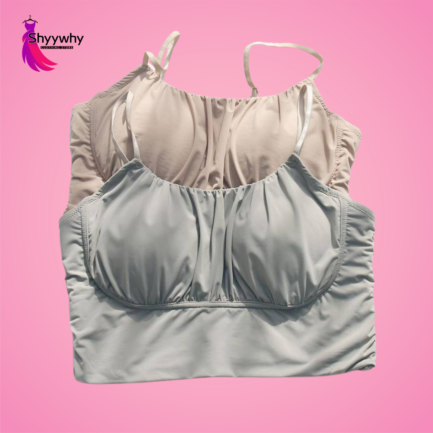 Women’s Fashionable Sheer Adjustable Camisole Bralette Stylish Seamless Wear - Image 4